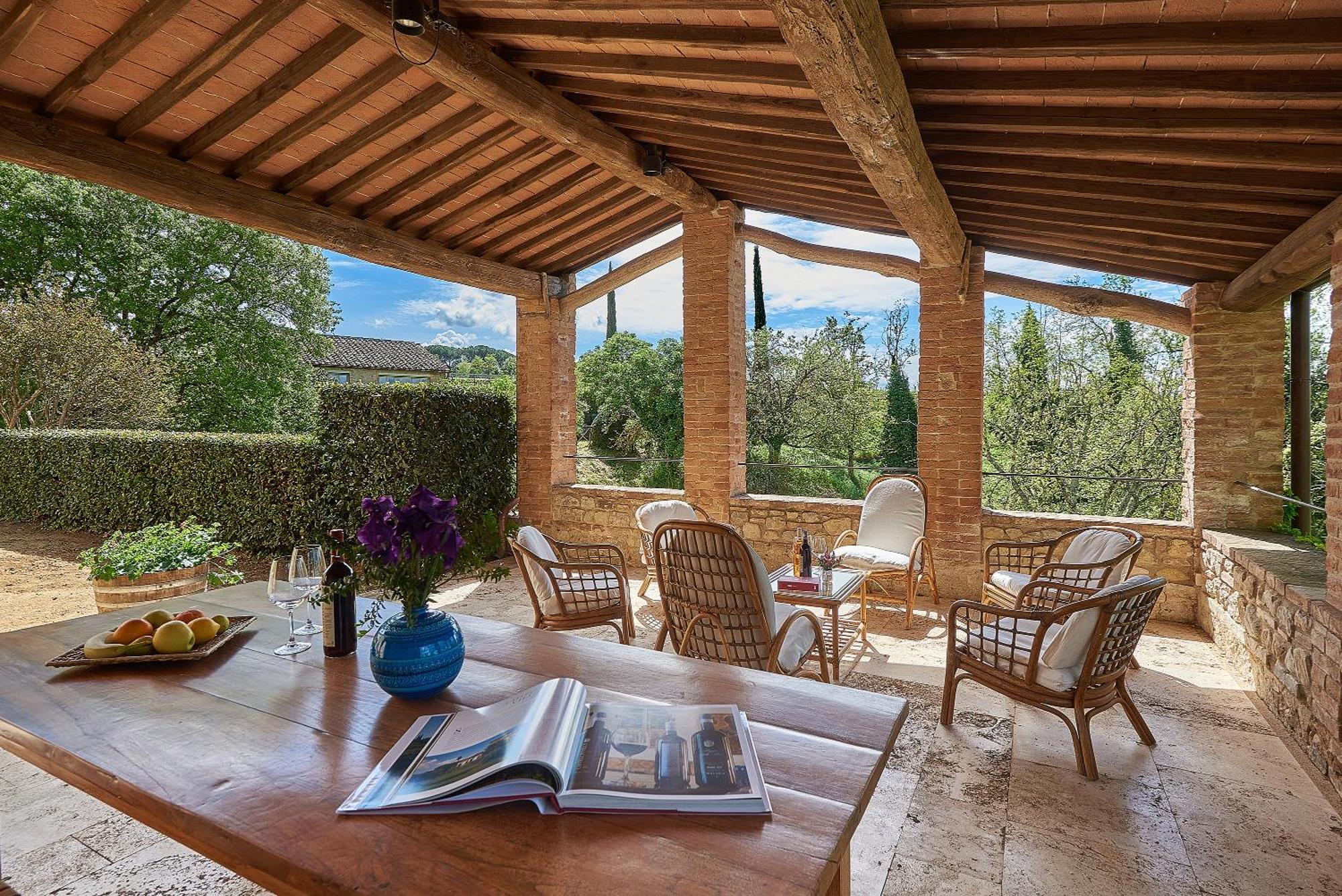 La Gazzara Castell'In Villa Castelnuovo Berardenga Eksteriør bilde
