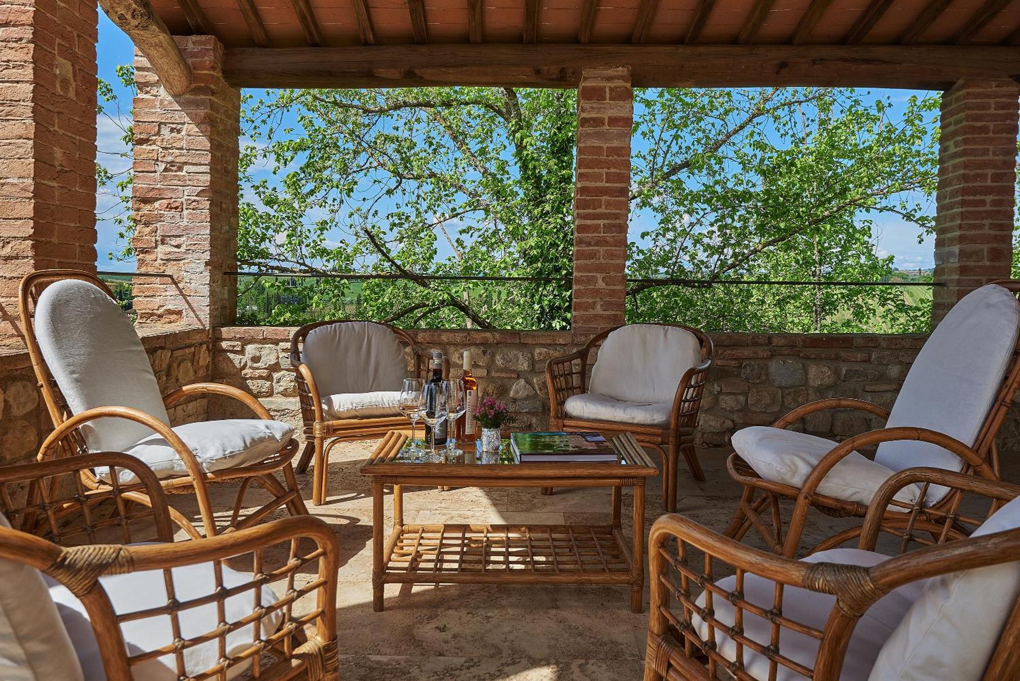 La Gazzara Castell'In Villa Castelnuovo Berardenga Eksteriør bilde